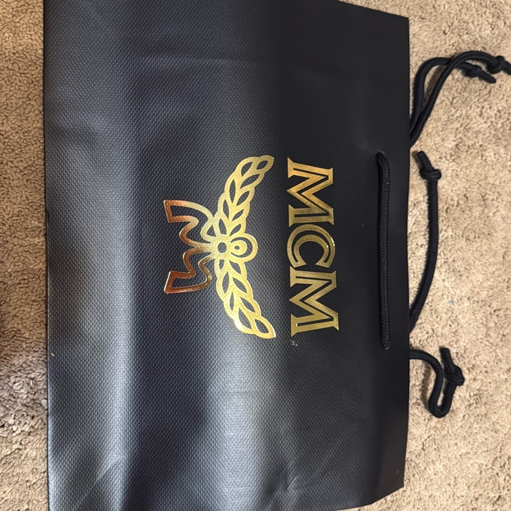 Authentic MCM Shopping Gift Paper Bag Size: 36cm*28cm
